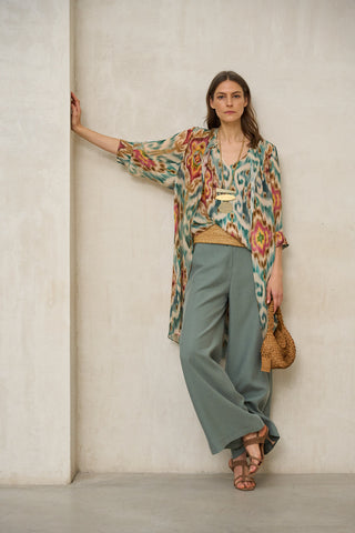 Aris braided leather bag